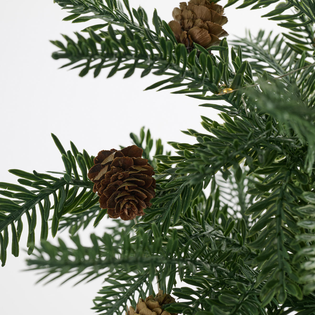 KUNSTPFLANZE LED Weihnachten Julgran, 60x35x35cm, - Grün, Kunststoff (35/60/35cm) - home&you