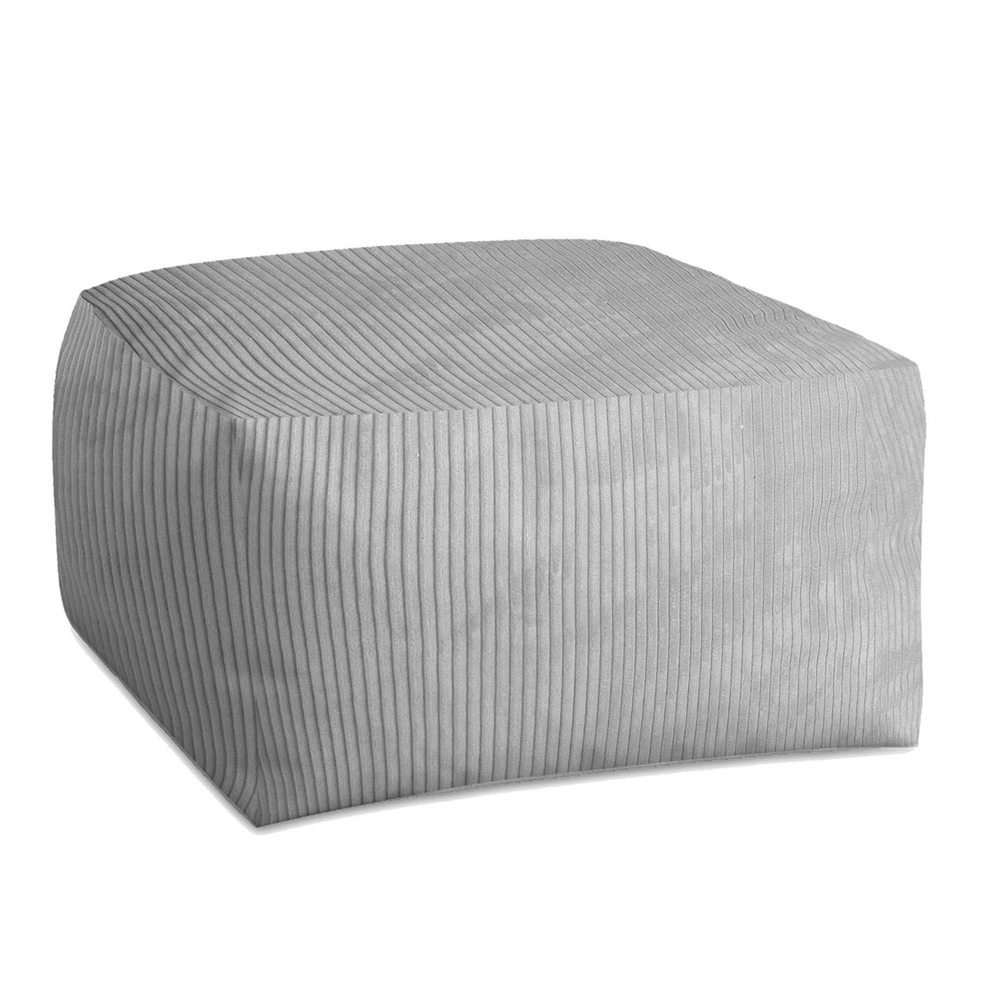 Dreamroots Sitzsack Hellgrau 70x40x70 cm