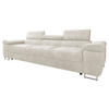 SOFA Torezio 3 - Creme, Holz/Textil (263/90/102cm) - MIRJAN24