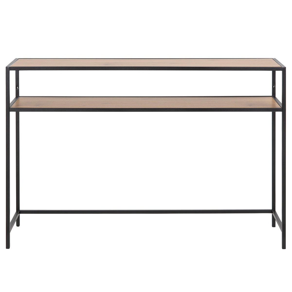 KONSOLENTISCH - Wildeiche, Holzwerkstoff/Metall (35/120/79cm) - home24