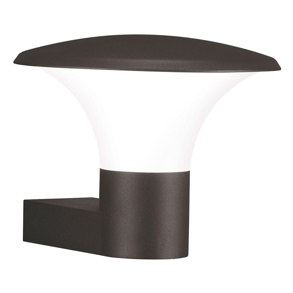 LED AUSSEN-WANDLEUCHTE KONGO Anthrazit - Anthrazit, Metall (26/26/21cm)