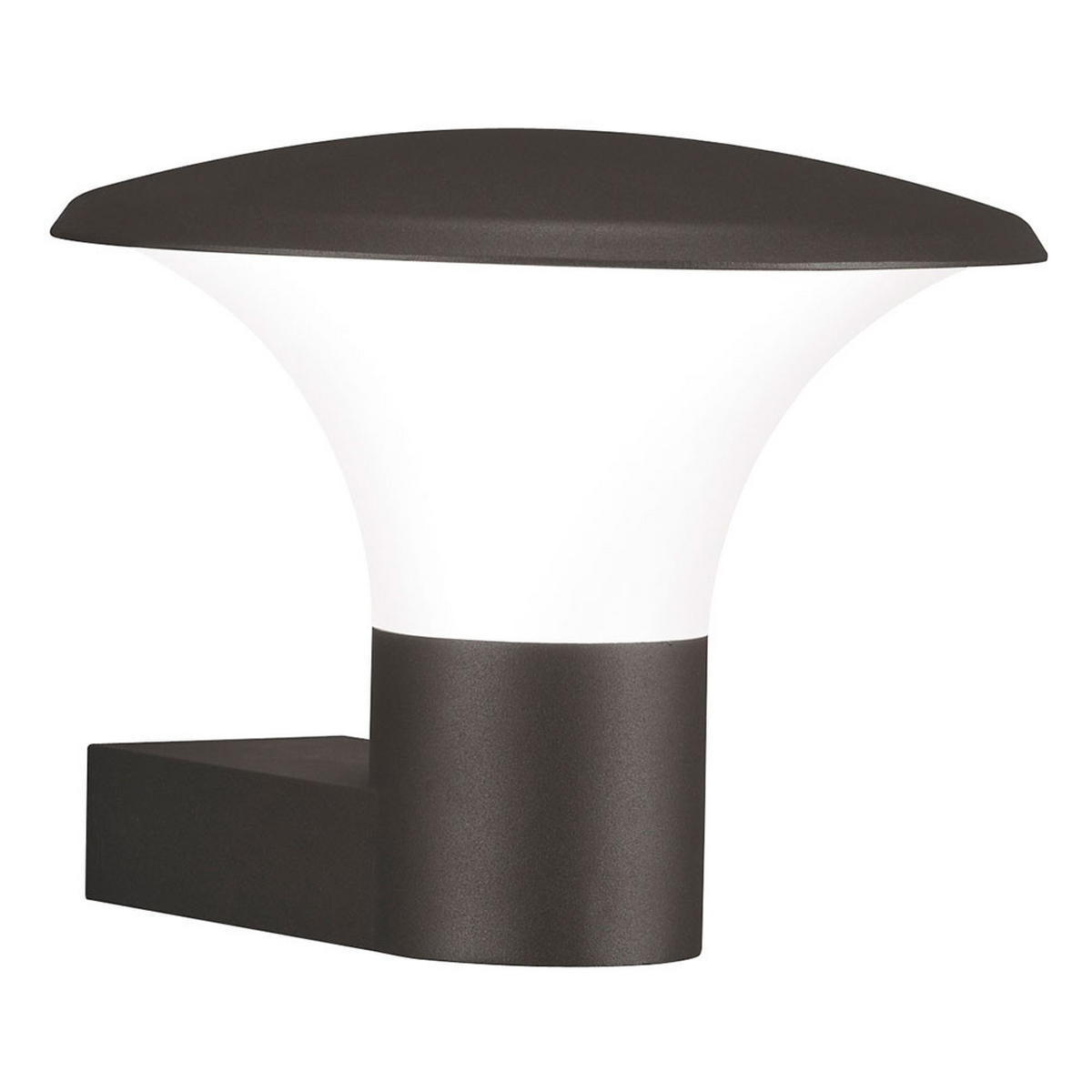 LED AUSSEN-WANDLEUCHTE KONGO Anthrazit - Anthrazit, Metall (26/26/21cm)