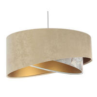 HÄNGELEUCHTE Grau 50/23 cm - Grau, Kunststoff (50/1.3/23cm) - ONZENO