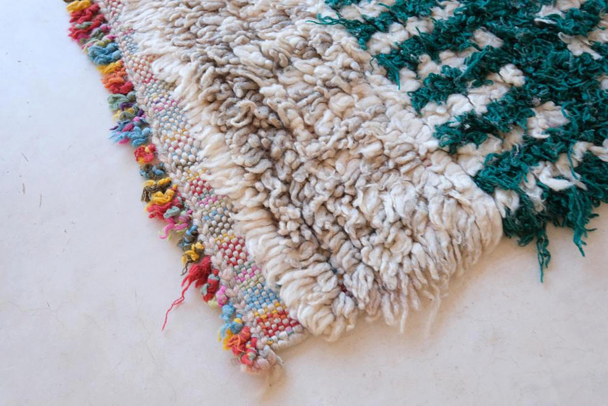 BERBERTEPPICH aus reiner Wolle 87x 176 cm - Multicolor, Naturmaterialien (87/176cm) - AFK Living