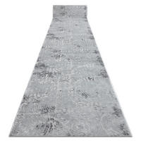 LÄUFER Strukturell MEFE 80/110 cm - Grau, Textil (80/110cm) - rugsX