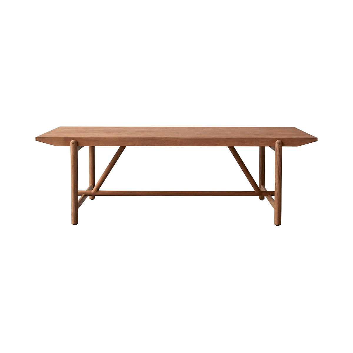 GARTENTISCH Fado Natur aus Teak - Naturfarben, Holz (100/240/76cm) - Tikamoon