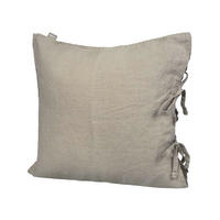 KISSENBEZUG reines Leinen leinen-taupe 40/40 cm - Taupe, Naturmaterialien (40/40cm) - beties Heimtextil