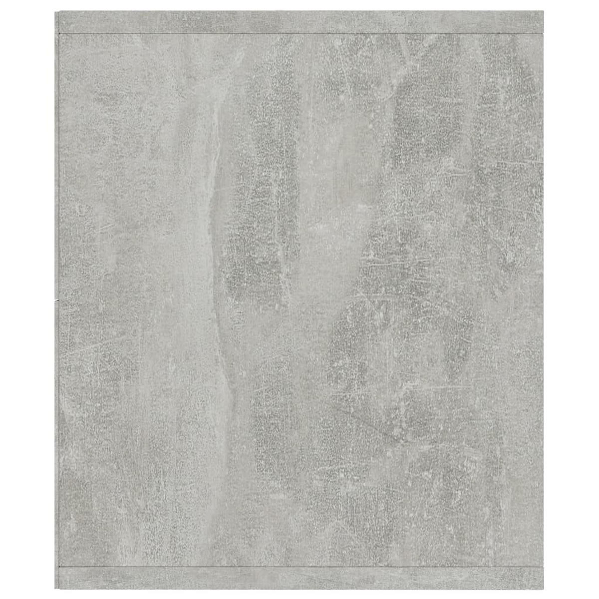 BÜCHERREGAL/TV-SCHRANK Betongrau 143/30/36 Cm - Grau, Holzwerkstoff (30/36/143cm) - vidaXL