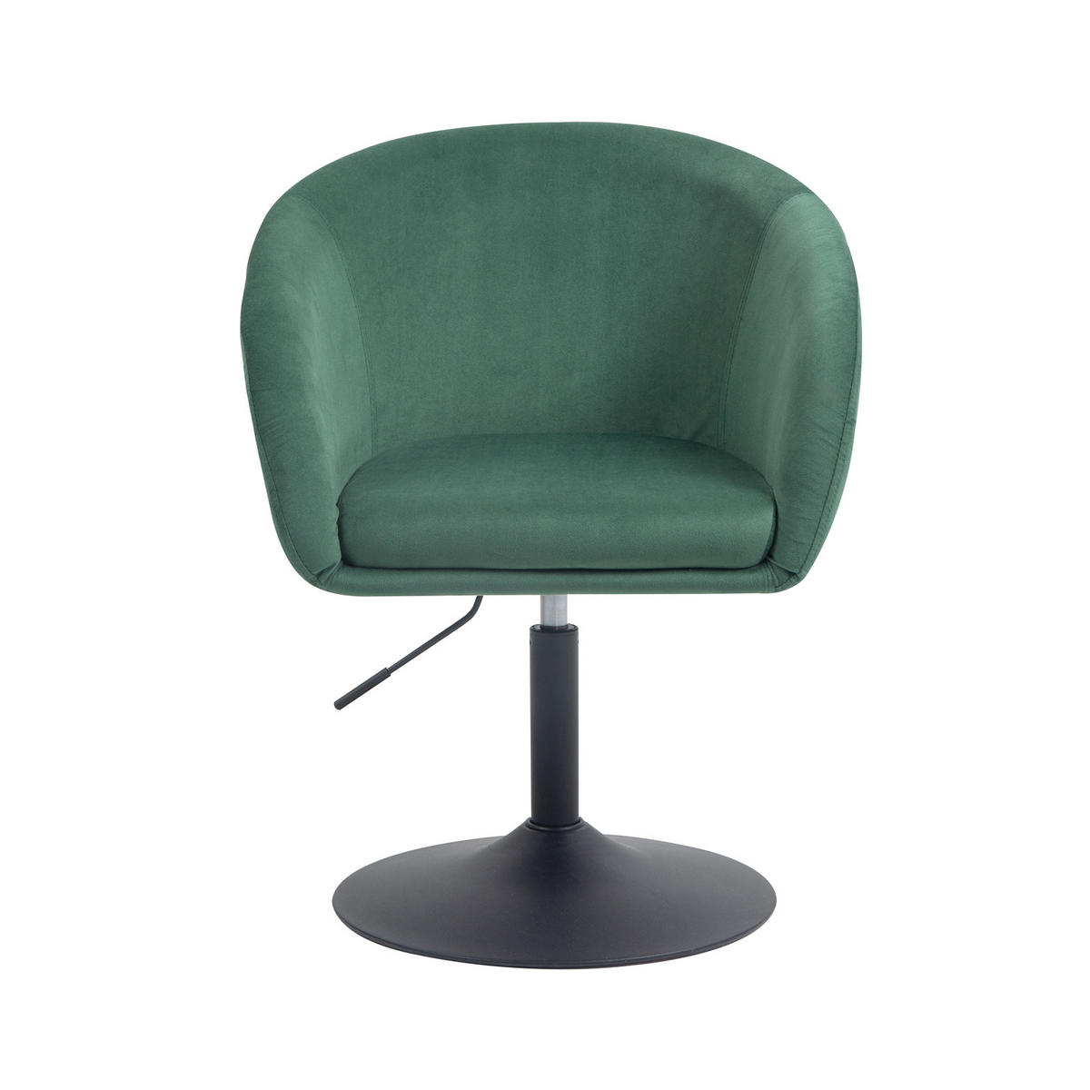 LOUNGESESSEL JAMAIKA mit Armlehnen Samt - Dunkelgrün, Textil (59/95/59cm) - SVITA