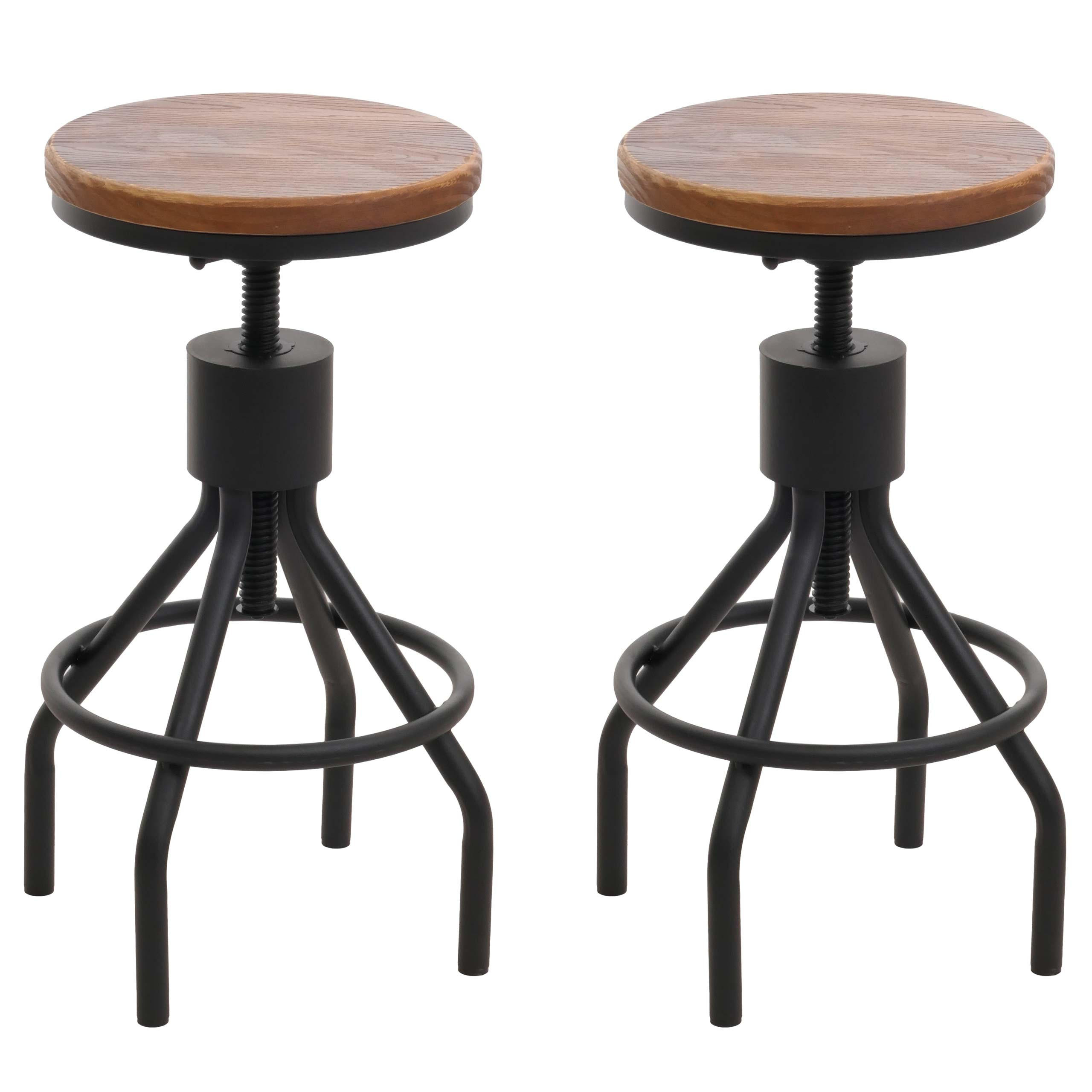 BARHOCKER Braun 2er-Set - Braun, Holz (34/80/34cm) - MCW