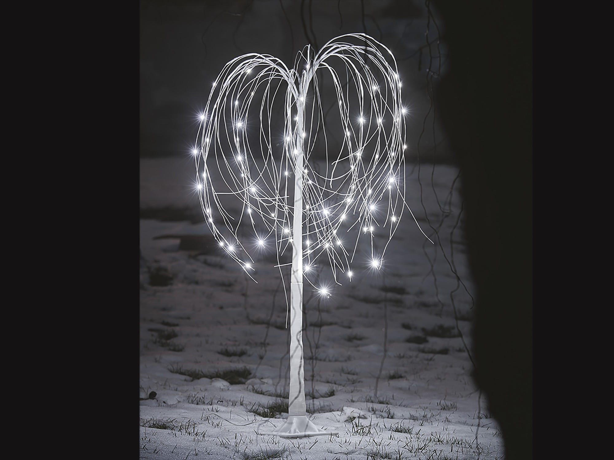 LED-LICHTWEIDE 120 cm KALTWEISS - für innen und außen - Weiß, Kunststoff/Metall (60/120/60cm) - LAALU