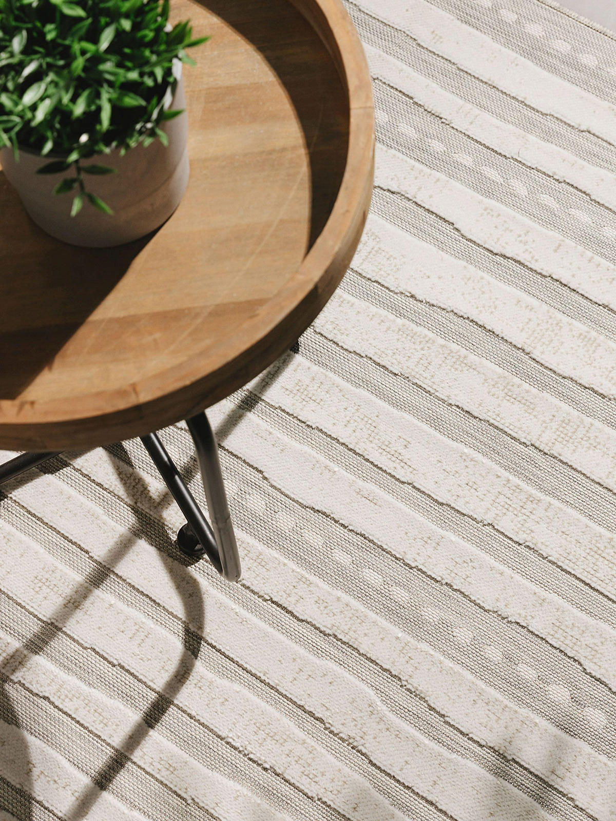 OUTDOORTEPPICH Flora Beige 120x170 cm - Creme, Kunststoff (120/170cm) - benuta