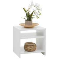 NACHTTISCH ALMERIA - Weiß, Holzwerkstoff (37/40/40cm) - CARO-Möbel