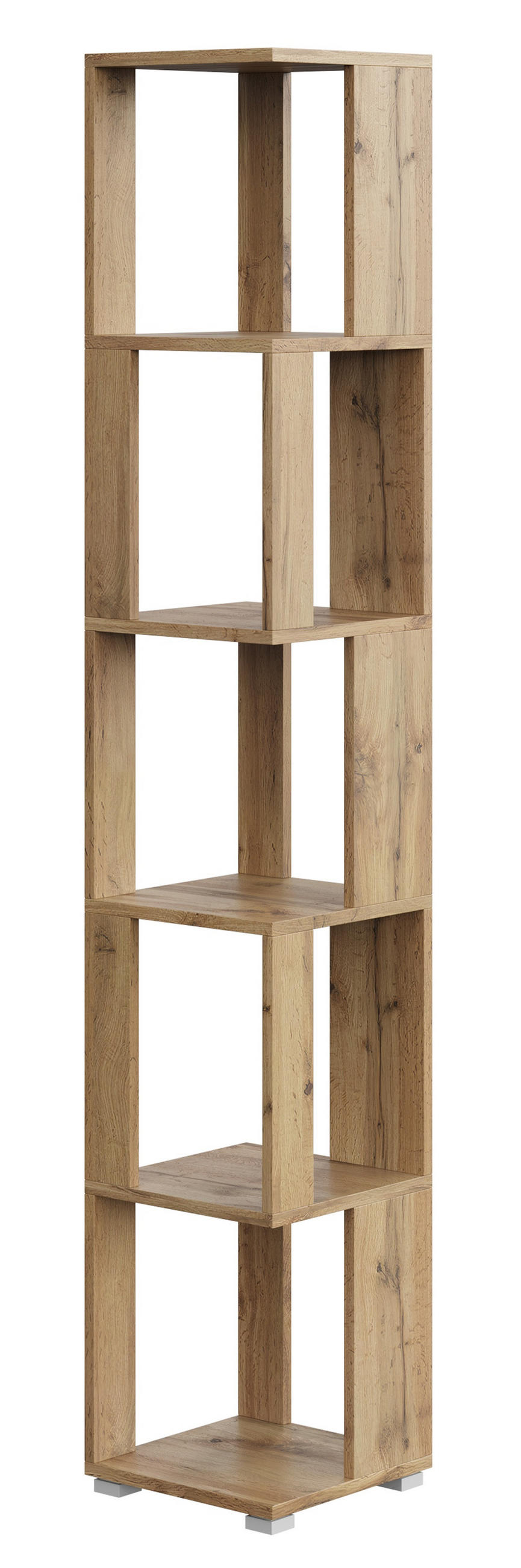 BÜCHERREGAL Wotan Eiche 29/168/29 - Eiche Wotan, Holzwerkstoff (29/168/29cm) - RAUMHIRSCH FURNITURE
