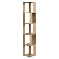 BÜCHERREGAL Wotan Eiche 29/168/29 - Eiche Wotan, Holzwerkstoff (29/168/29cm) - RAUMHIRSCH FURNITURE