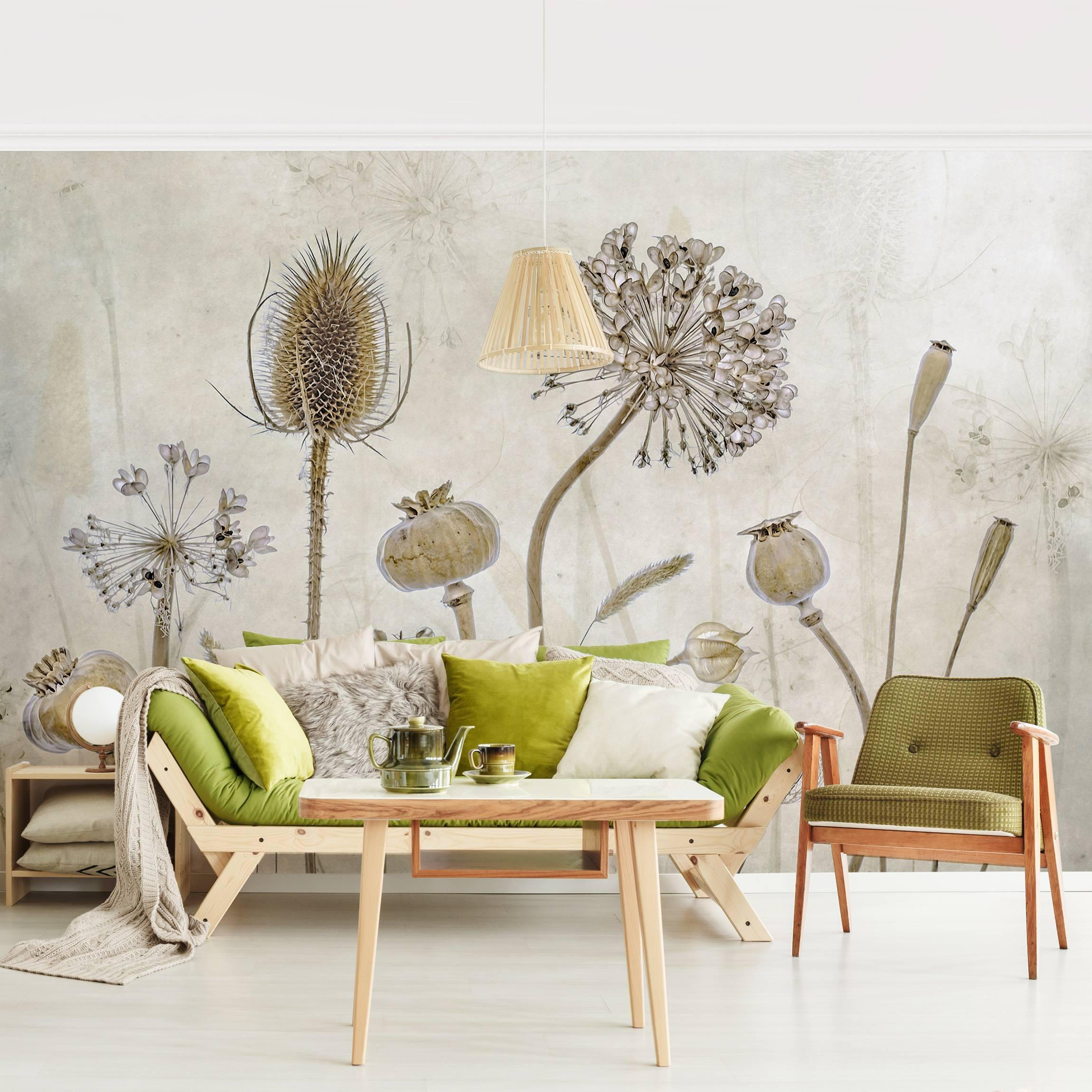 FOTOTAPETE Growing Old 288/190 cm - Eichefarben, Papier (288/190cm) - Bilderwelten