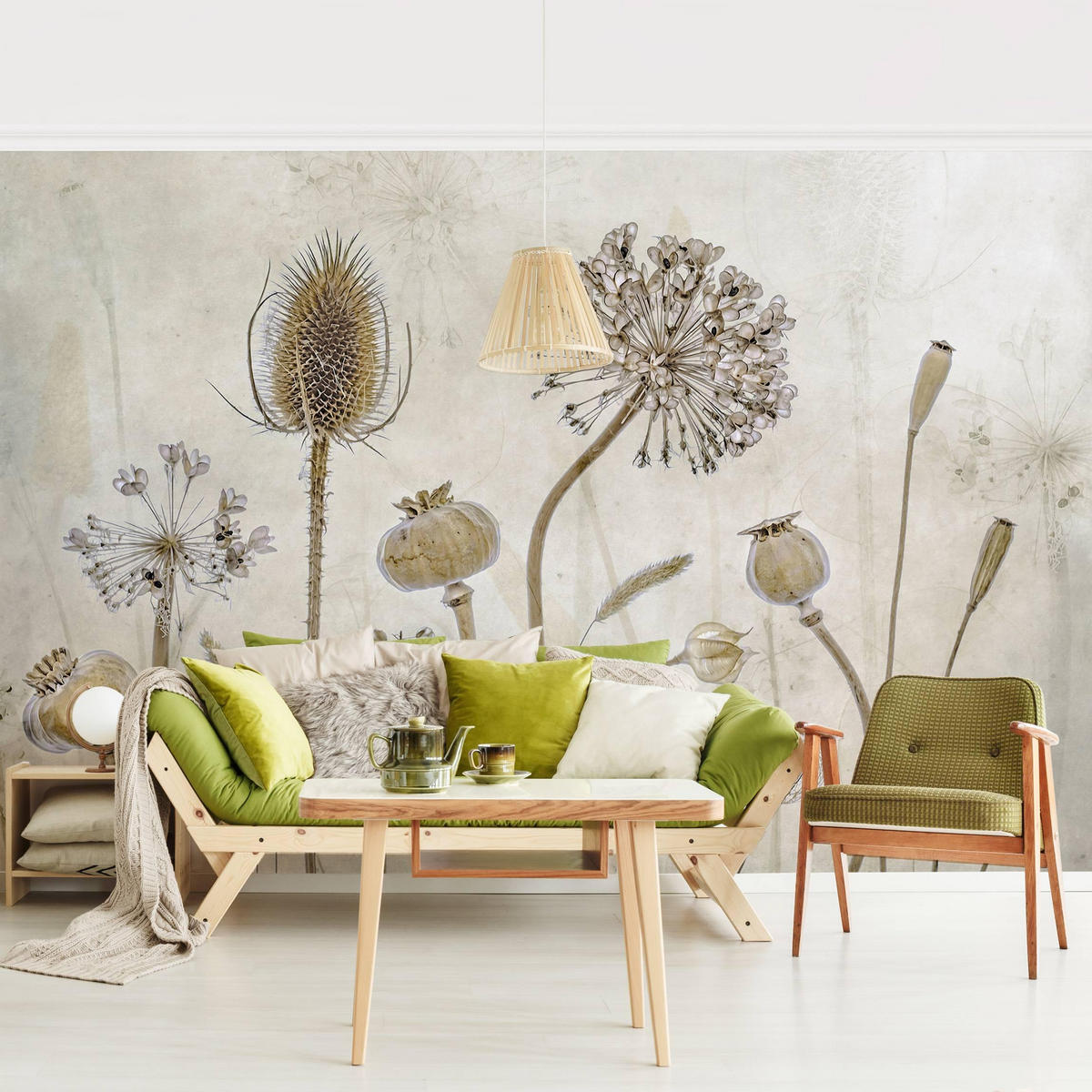 FOTOTAPETE Growing Old 288/190 cm - Eichefarben, Papier (288/190cm) - Bilderwelten