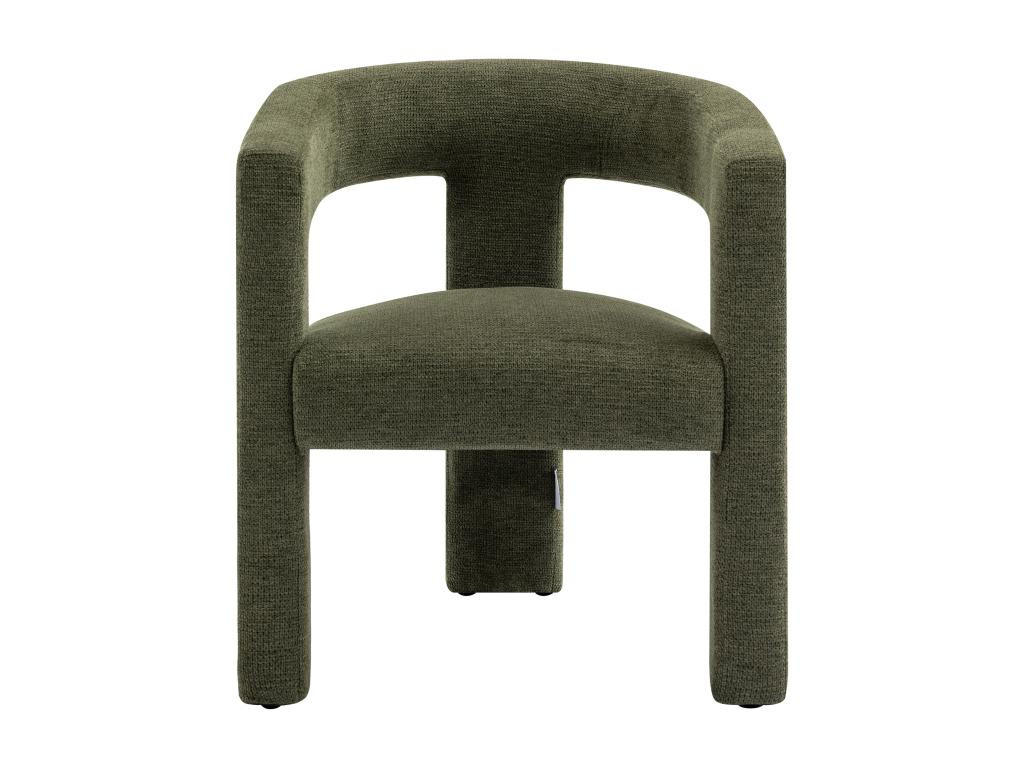 SESSEL - Strukturstoff - Grün - FAVINA - Grün, Textil (59/75/64cm) - Vente-Unique