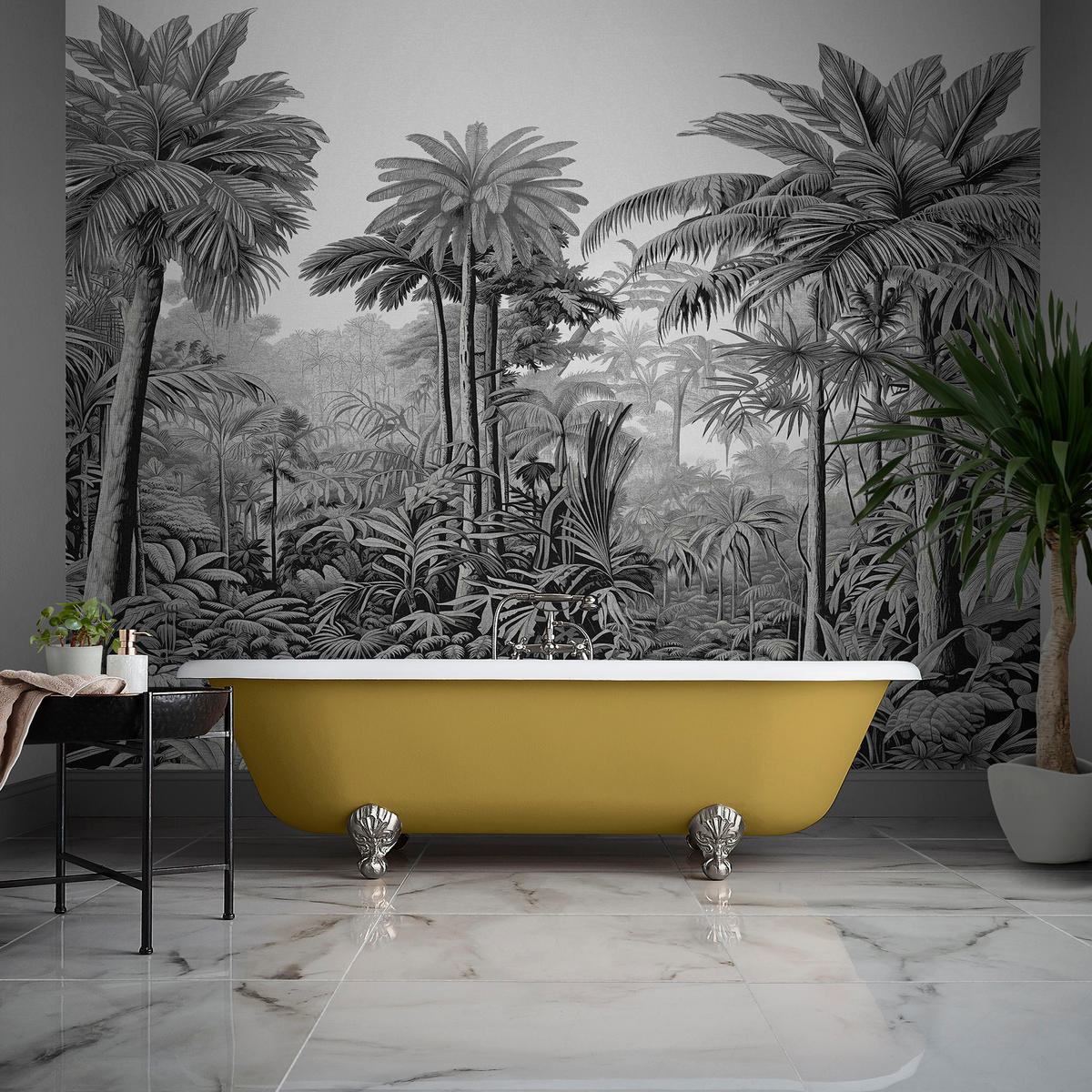 FOTOTAPETE Benmore Ridge - Grau, Papier/Kunststoff (250/400cm) - Graham & Brown