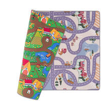 STRASSENTEPPICH BEIDSEITIG STRASSENLANDSCHAFTEN - Hellgrün, Textil (80/200cm) - Snapstyle