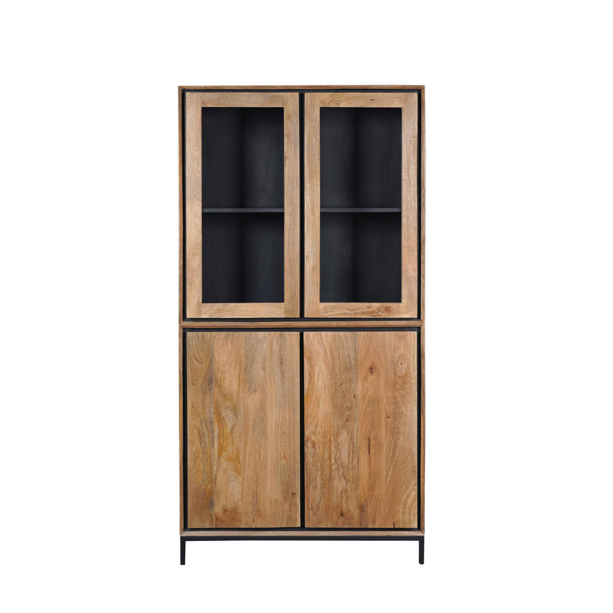 VITRINE RichWood Braun 45/100/200 cm - Braun, Holz (100/200/45cm) - Starfurn
