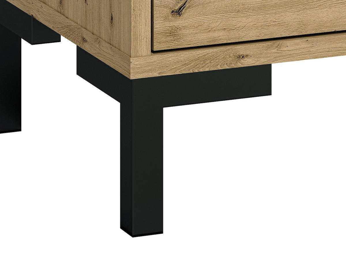 KOMMODE Nevio Artisan Eiche 92 / 41 / 83cm - Braun, Holz/Holzwerkstoff (92/83/41cm) - Feldmann-Wohnen