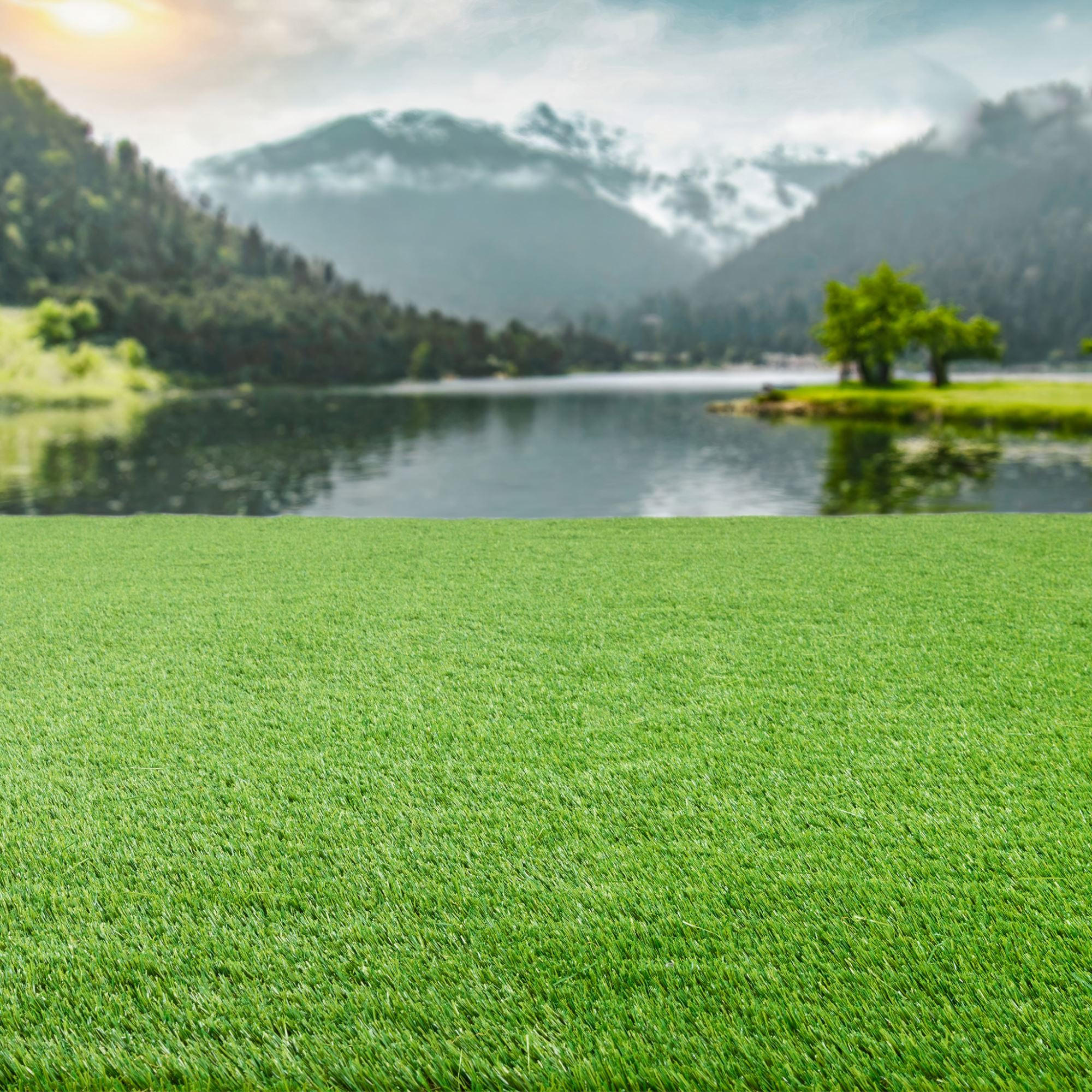 Thumbnail - Steffensmeier Rasenteppich, Grün, Kunststoff, Rechteckig, 400x200 cm, UV-beständig, Gartenzubehör, Terrassen- & Balkonbö...