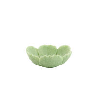 SCHALE Fresia Grün Ø25,5/9,5 cm - Grün, Kunststoff (9.5cm) - Light & Living