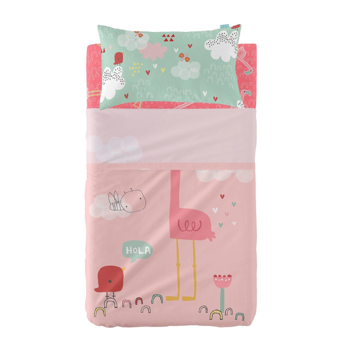 OBERLAKEN set 2 teiliges Hola 100x130 cm (Kinderbett) - Multicolor, Textil (100/130cm) - Happy Friday
