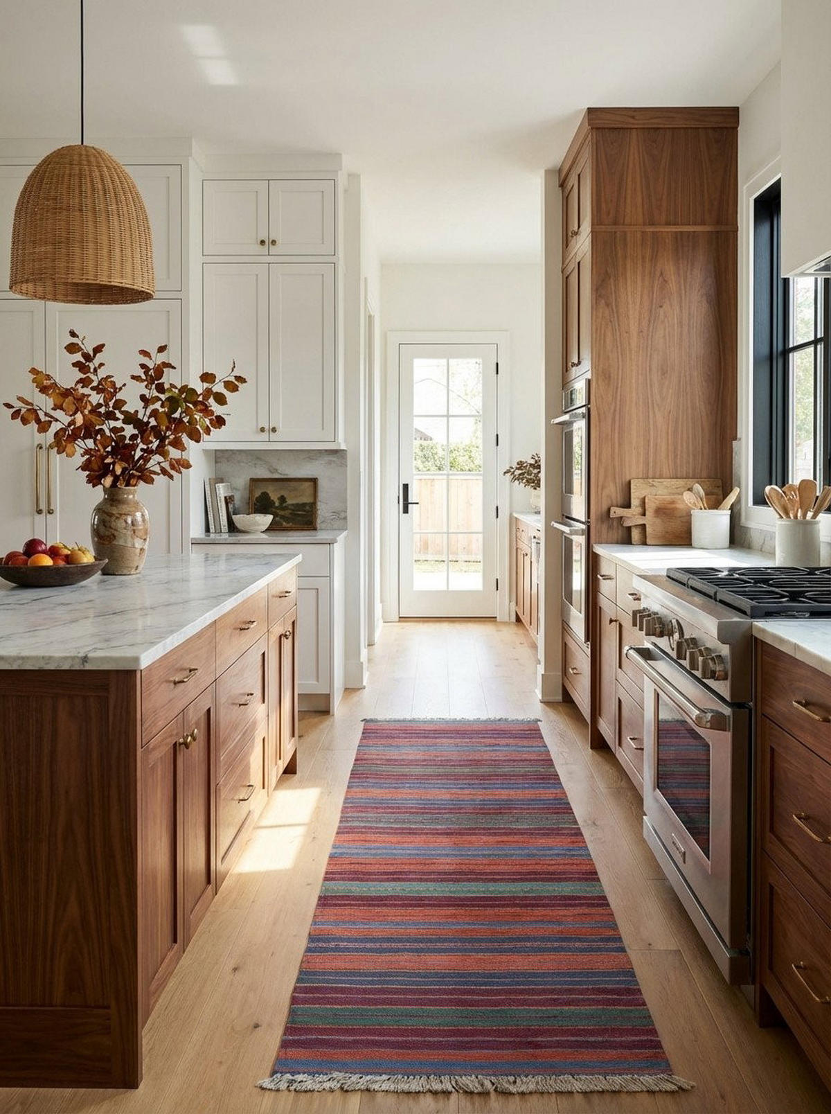 HANDWEBTEPPICH Kelim Gashgai Mehrfarbig 198/60 cm Schurwolle - Multicolor, Textil (60/198cm) - Looma