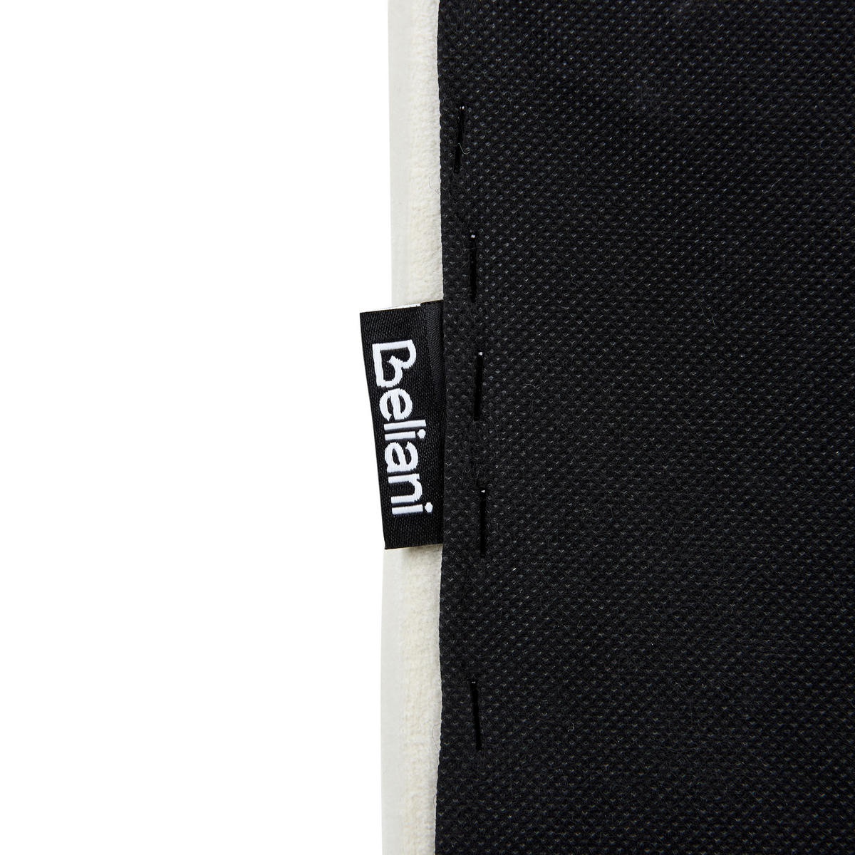 PAT CU APĂ catifea 180/200 cm alb crem Vincennes - crem, material textil (180/200cm) - Beliani