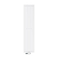 BADHEIZKÖRPER Stella 370x1600 mm Weiß mit Ventil Universal - Weiß, Metall (37/160/5cm) - LuxeBath