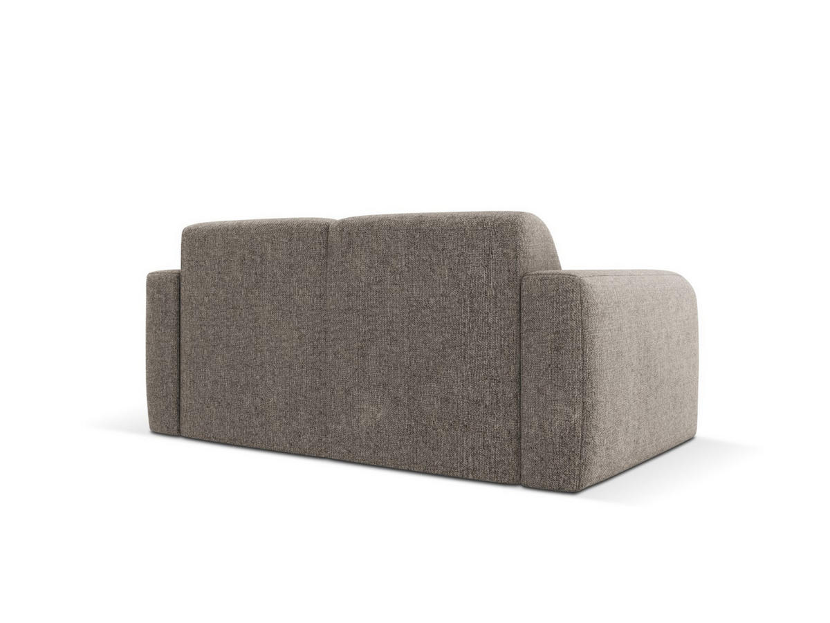 SOFA Molino aus Chenille-Stoff grau 2 Sitzplätze - Grau, Textil (95/72/170cm) - Micadoni