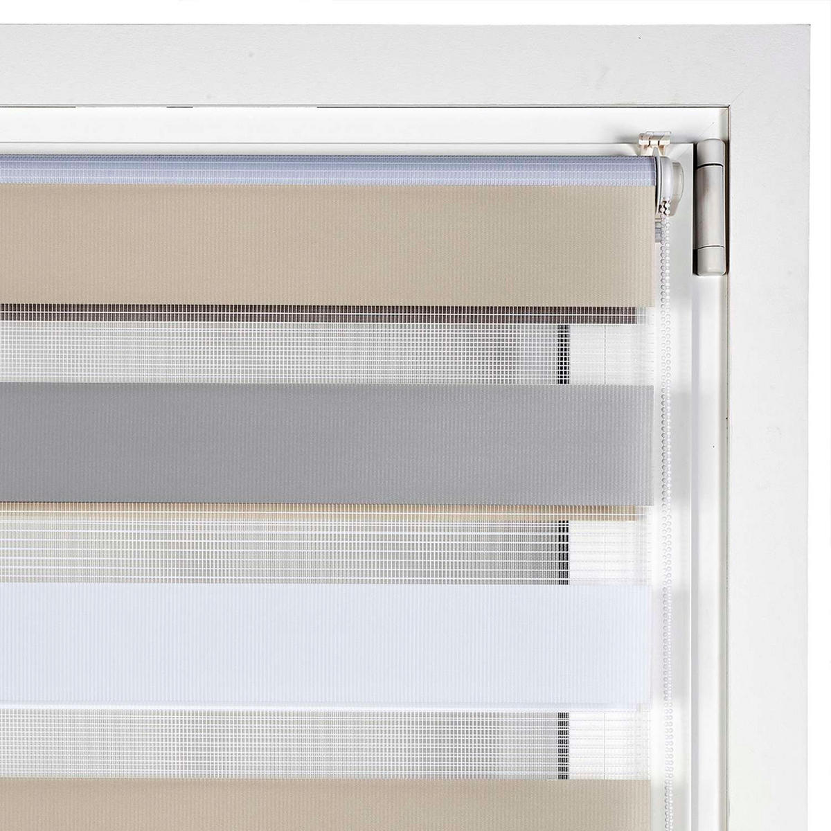 DOPPELROLLO Dreifarbig, 75 cm x 180 cm - Multicolor, Kunststoff (75/180cm) - STORESDECO