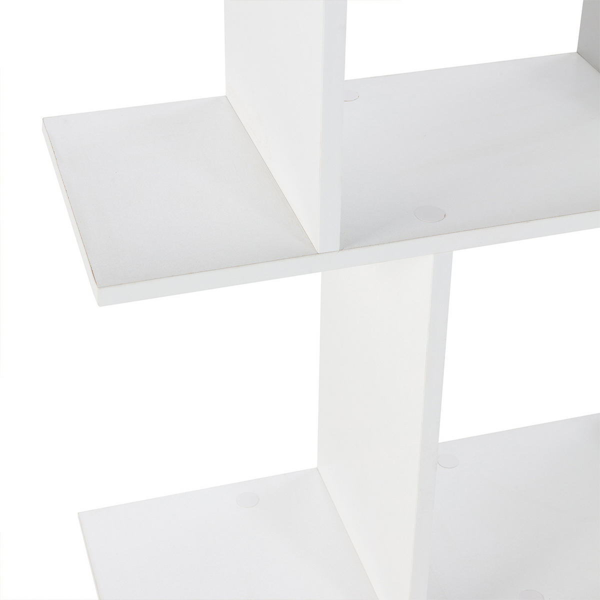 REGAL Niko 8 fächern weiße Farbe - Weiß, Holzwerkstoff (98/168/25cm) - VS Venta-stock