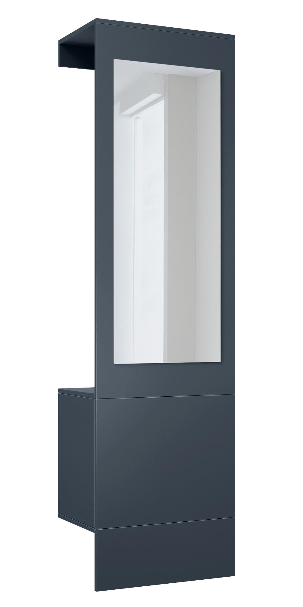 GARDEROBE Carlton Royal Blau - Dunkelblau, Holzwerkstoff (52/193/35cm) - Vladon