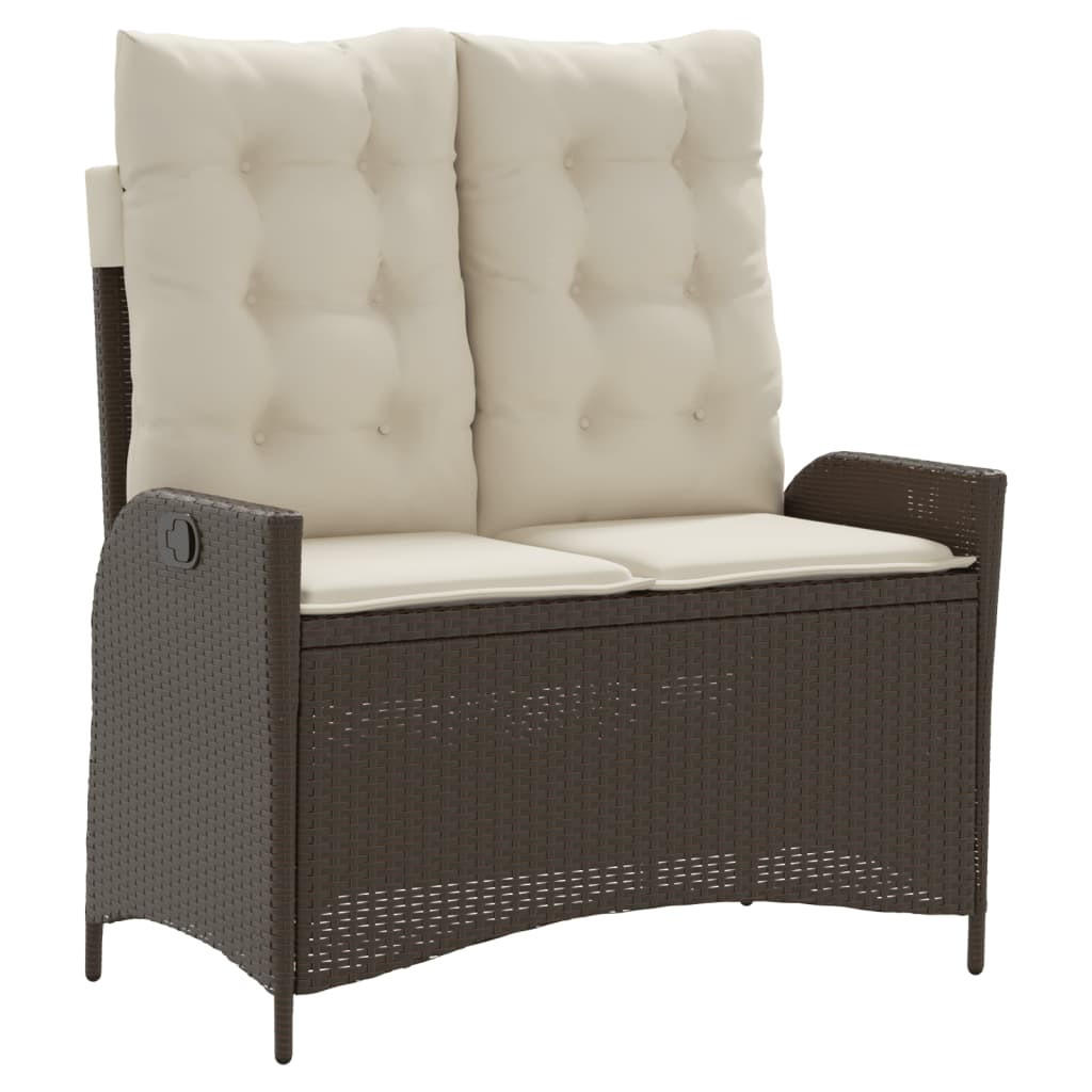 furnicato Gartenbank Braun 104x93x59 cm