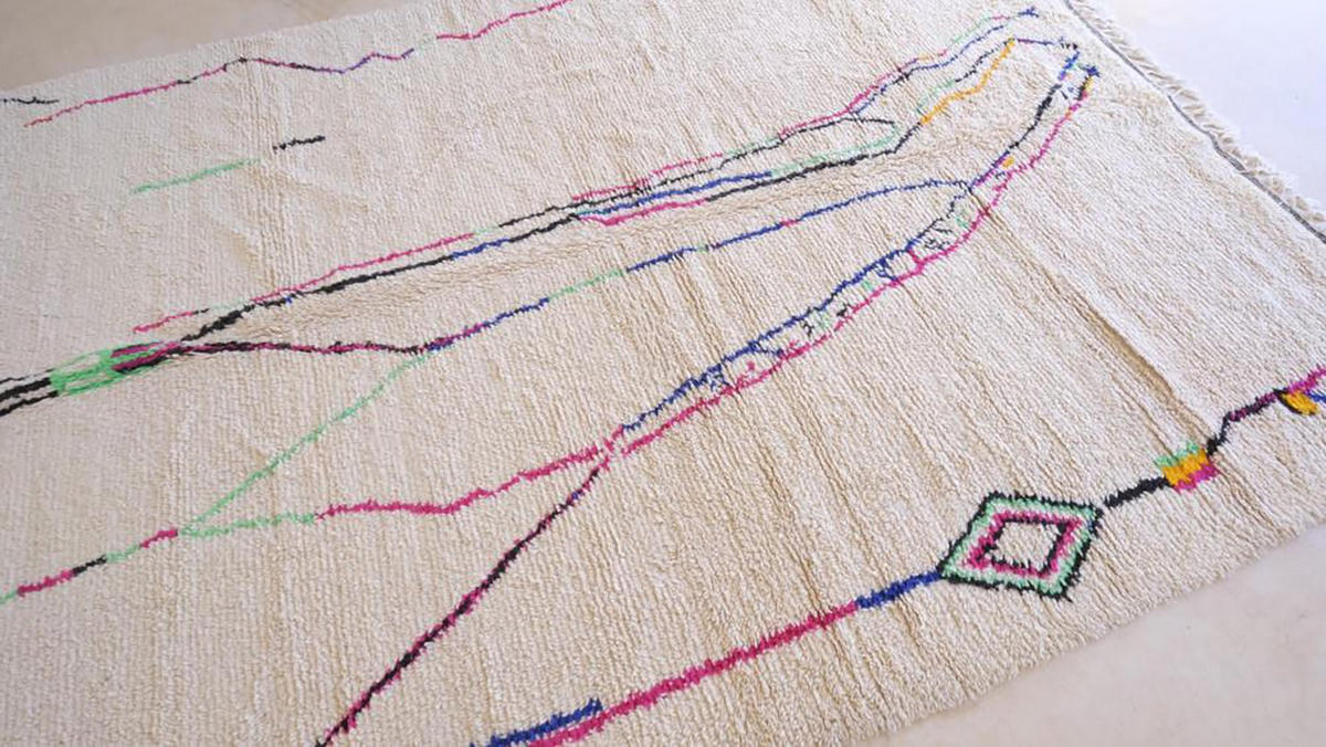 BERBERTEPPICH mehrfarbig handgewebt Pop 80x 240 cm - Multicolor, Naturmaterialien (80/240cm) - AFK Living