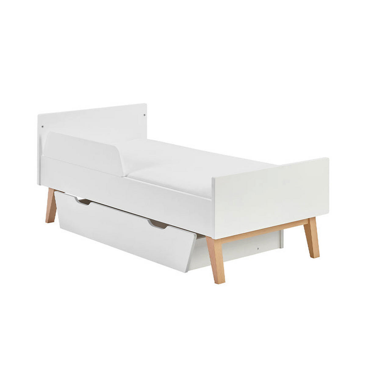 ÚLOŽNÝ PROSTOR 70/140 Bílá a dřevo - bílá, kompozitní dřevo (70/140cm) - Petits-meubles