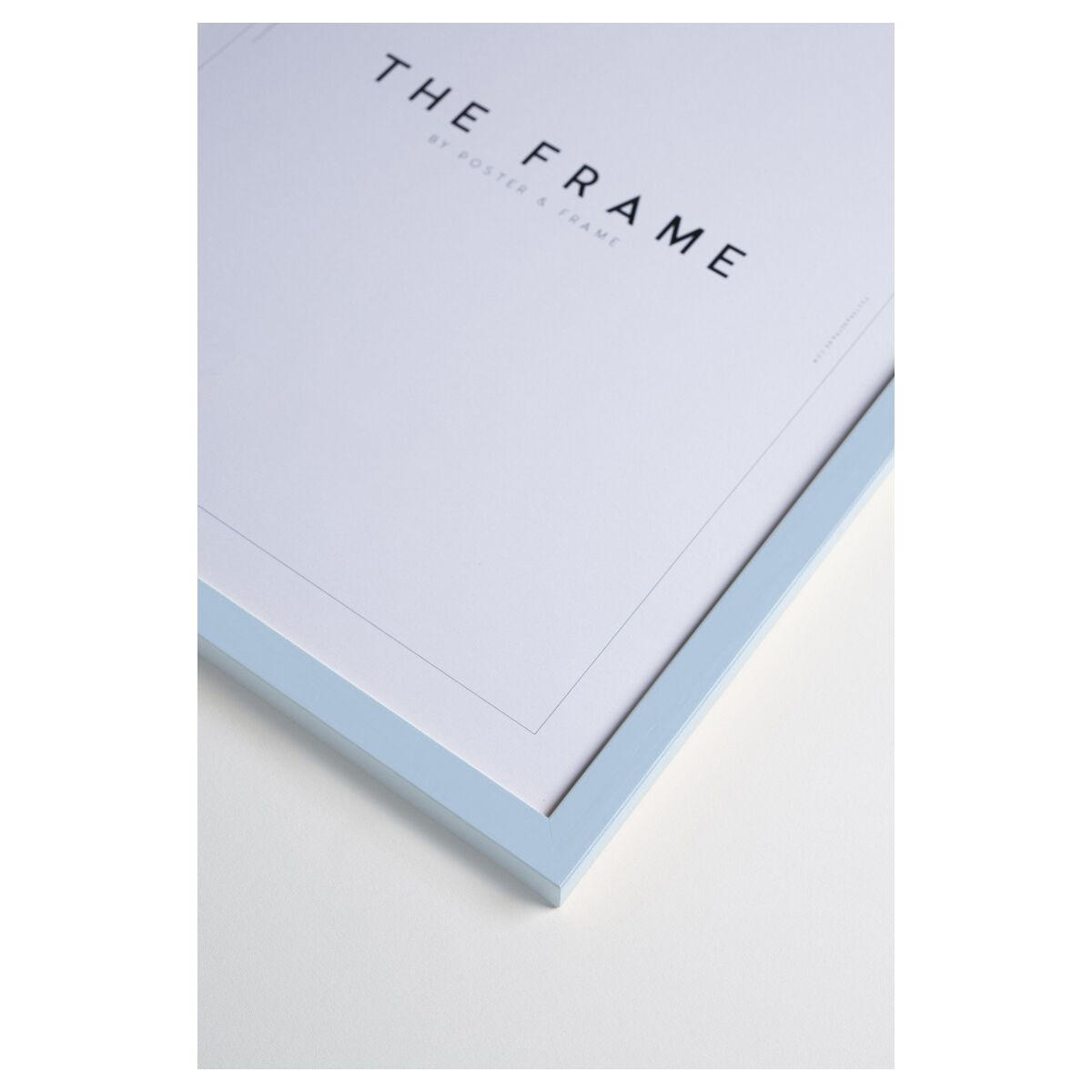 RAHMEN Himmelblaues Holz Acryl - Blau, Holz/Papier (70/100/2cm) - Poster&Frame