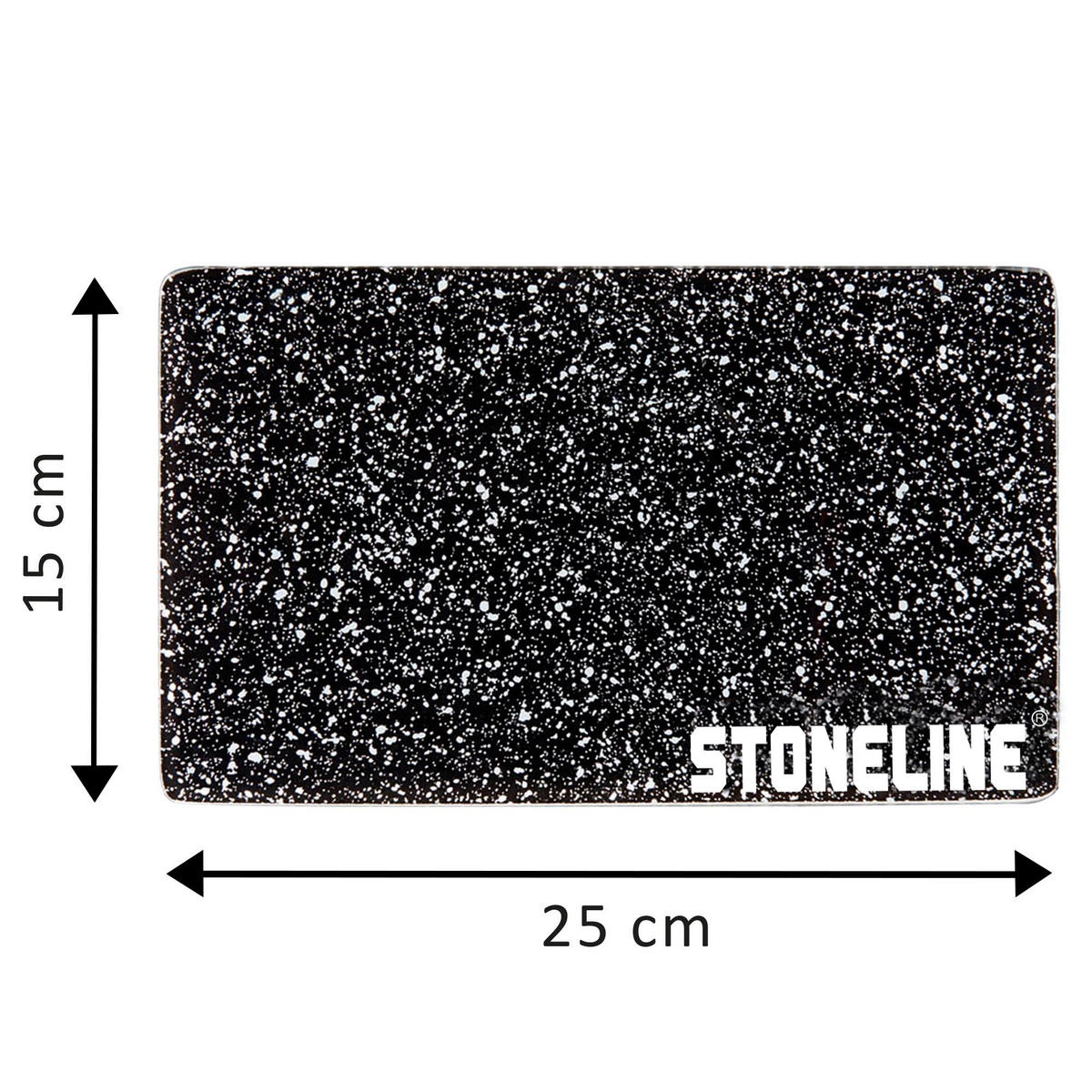 GLAS SCHNEIDBRETTER SET 4-TEILIG - Schwarz, Glas (17/27cm) - Stoneline