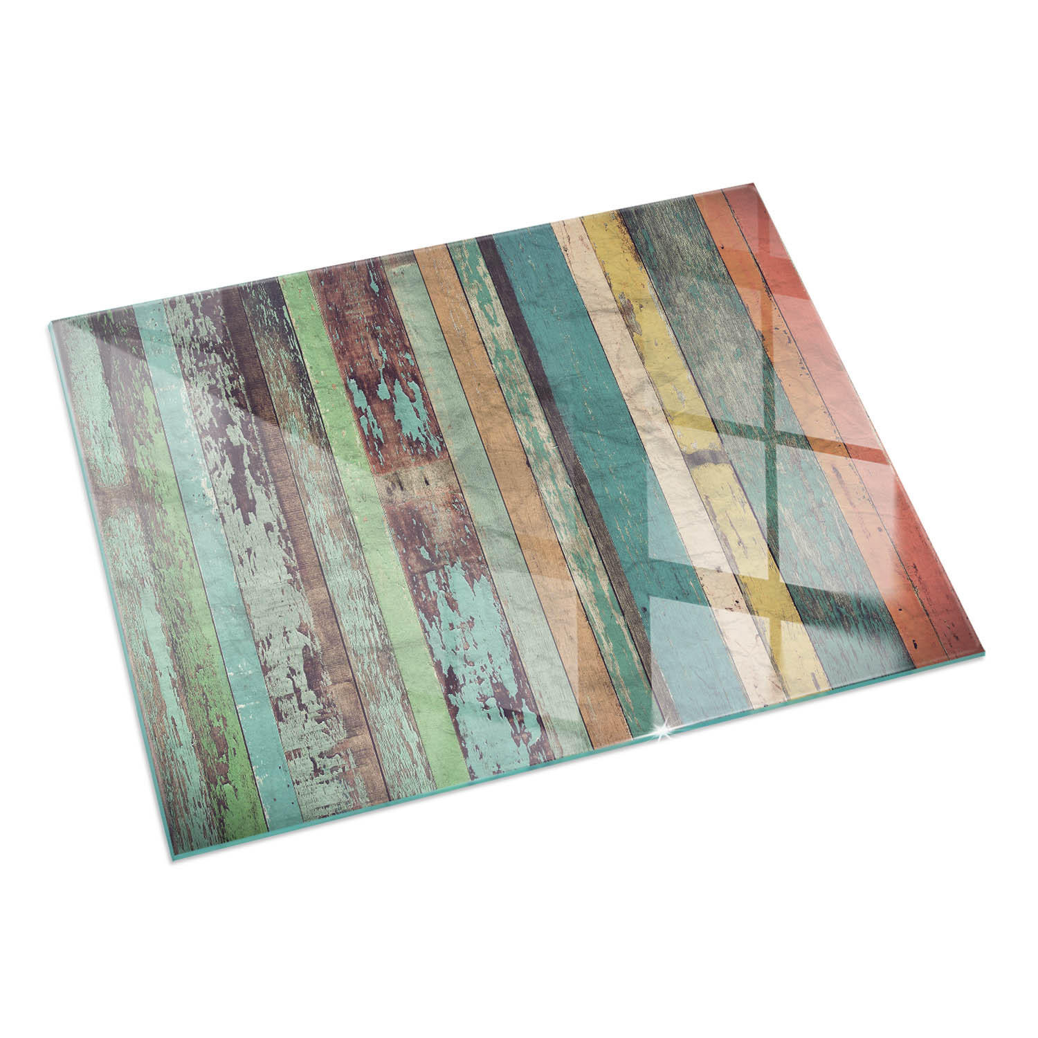 ArtPrintCave Glasplatte Türkis 60x40x0.4 cm