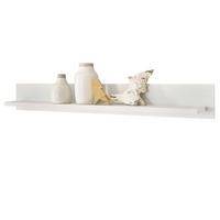 WANDBOARD weiß Pinie, Landhaus, Wandregal 150 cm - Weiß, Holzwerkstoff (150/20/20cm) - Furn.Design