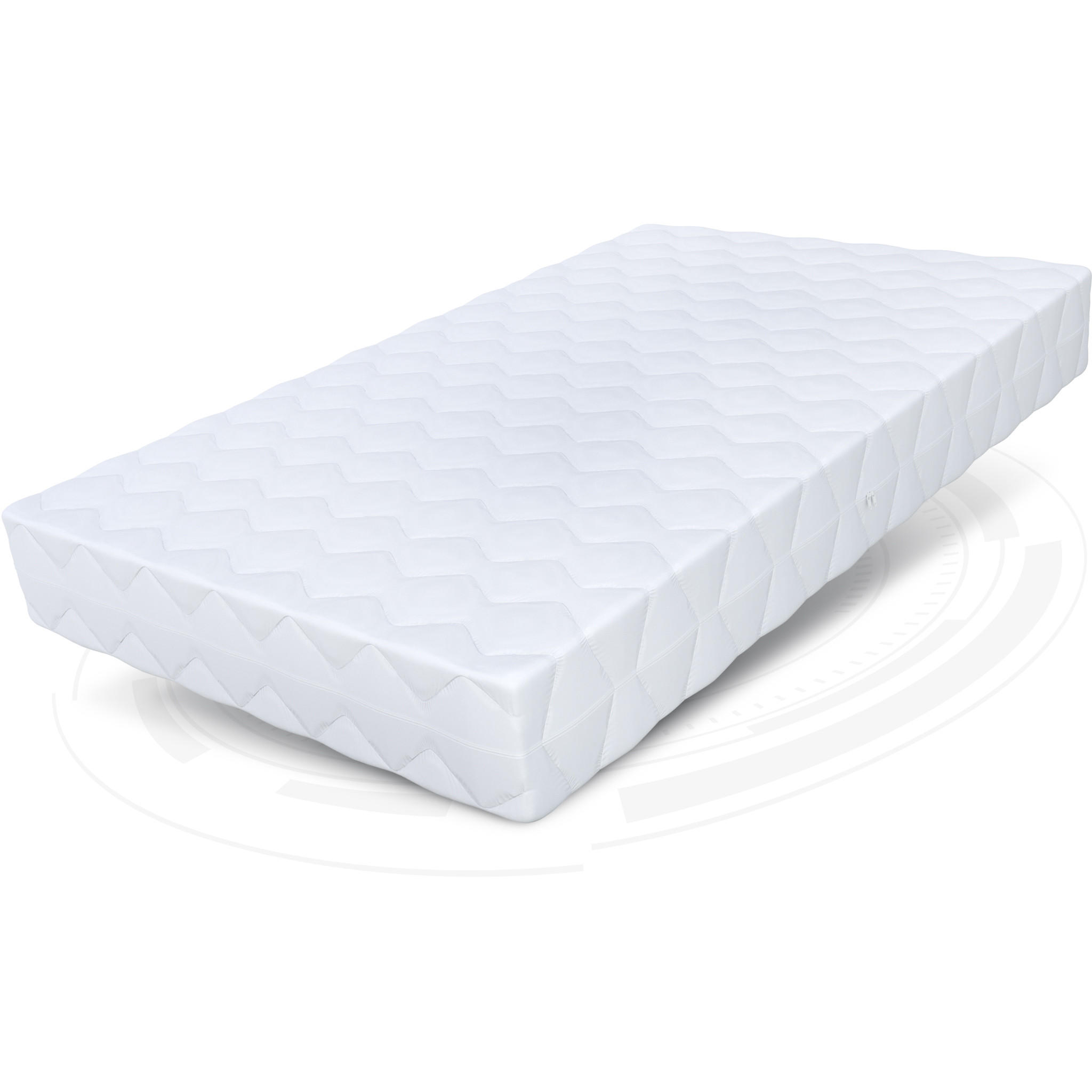 TASCHENFEDERKERNMATRATZE Amor - Weiß, Textil (90/200cm) - FDM