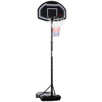 BASKETBALLKORB DE-10516 Schwarz - Schwarz, Metall (48/76cm) - ComfortXL