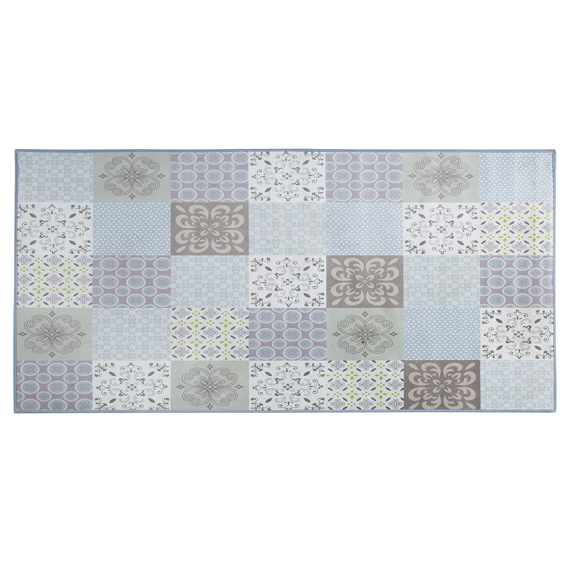 KURZFLOR-TEPPICH Inkaya 150/80 cm - Grau, Kunststoff (80/150cm) - Beliani
