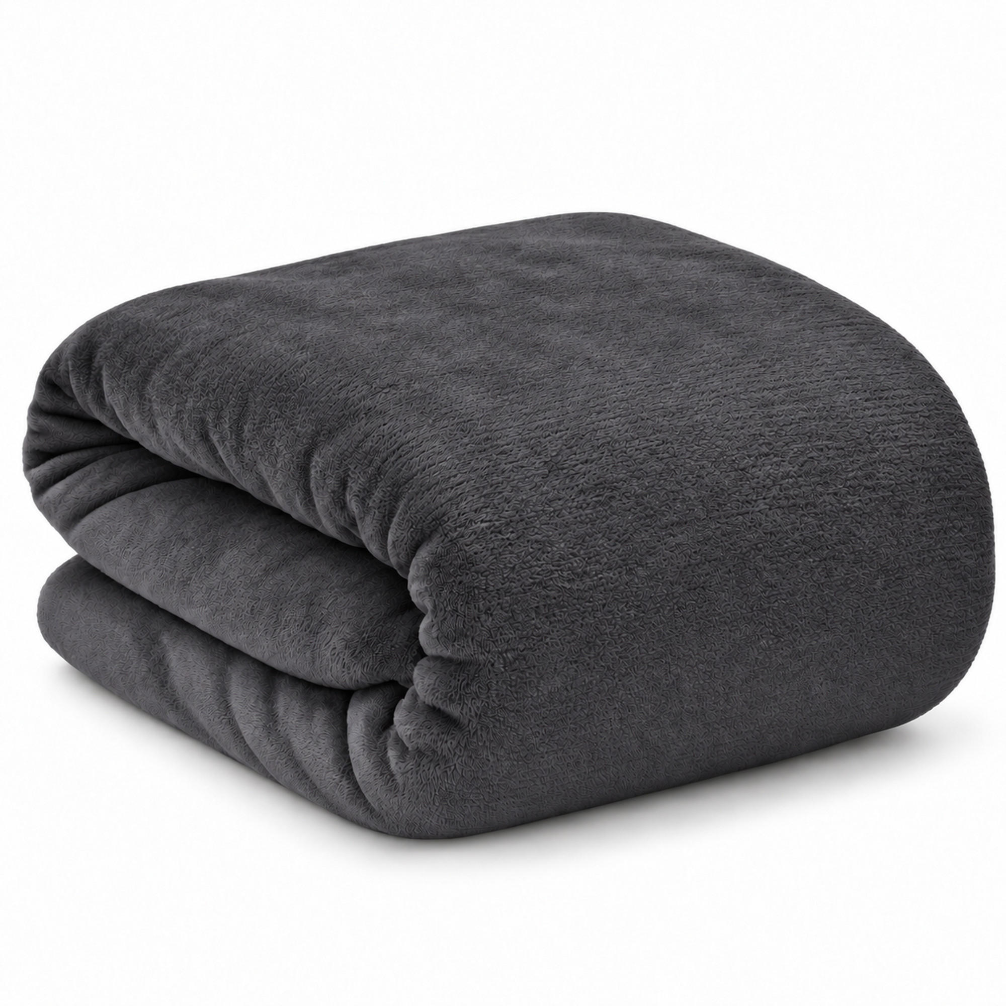 DECKE Aurelia 220/240 cm Anthrazit - Anthrazit, Textil (240/220cm) - Beautissu 