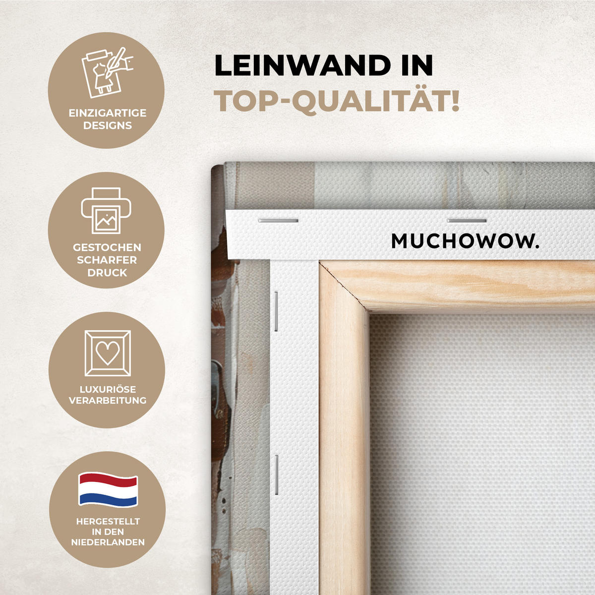 LEINWANDBILD Frau - Lackierung - Porträt - Modern 60x80 cm - Altrosa, Textil (60/80cm) - MuchoWow