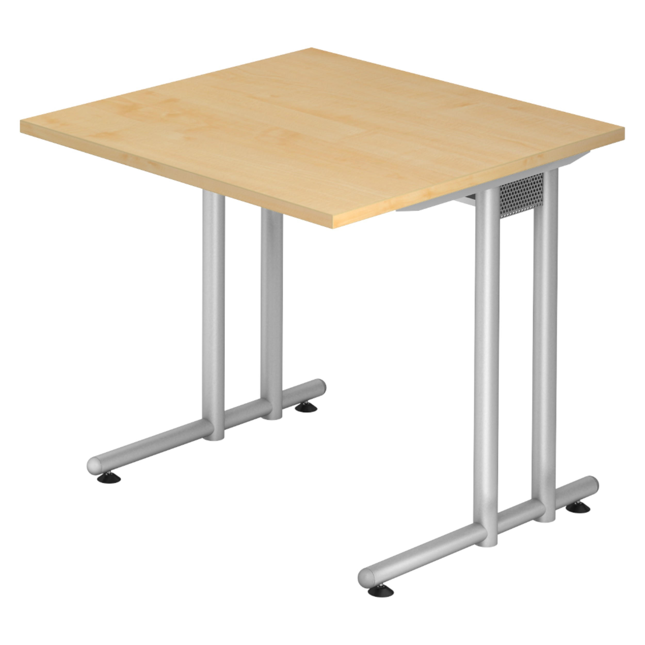 SCHREIBTISCH Serie-N 80/80/72 cm in Ahornfarben - Ahornfarben, Holzwerkstoff (80/80/72cm) - bümö