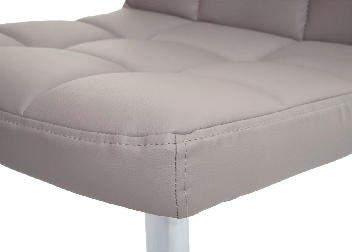 ESSZIMMERSTUHL Hellgrau 2er-Set - Hellgrau, Textil (43/76/43cm) - MCW